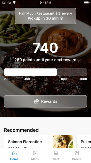 Half Moon Restaurant Screenshot