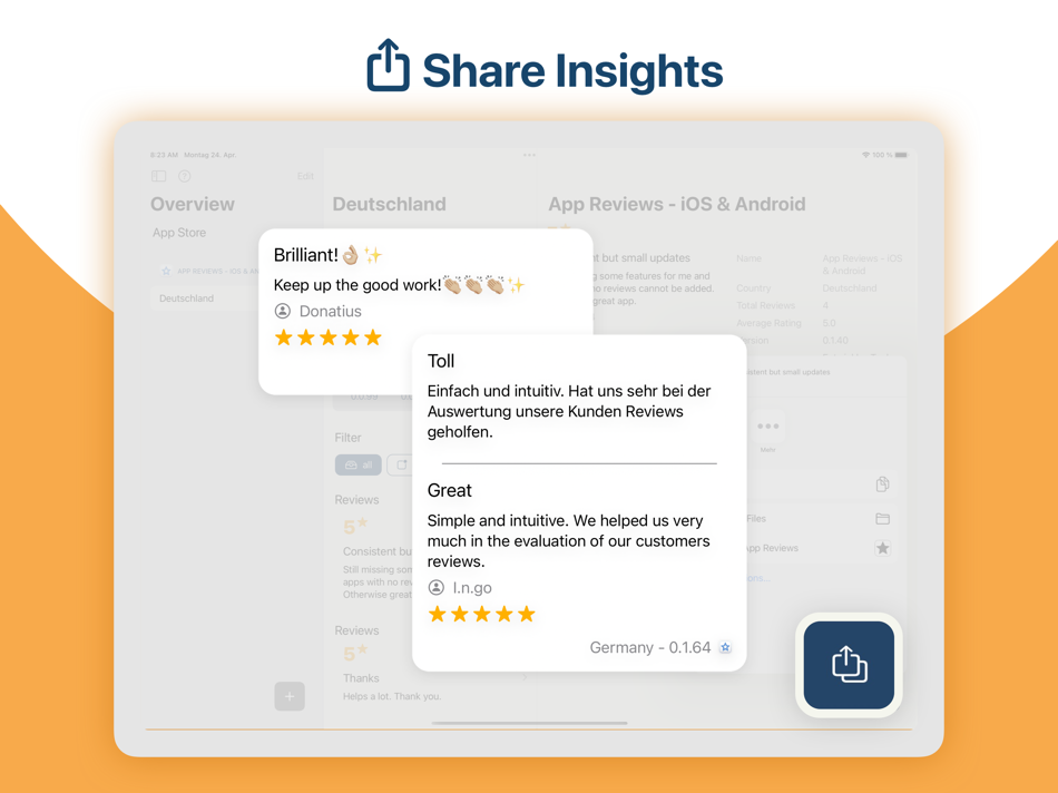 #5. App Reviews - iOS & Android (iOS) By: David Ochmann