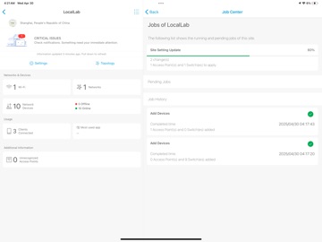 Cisco Business iPad screenshot