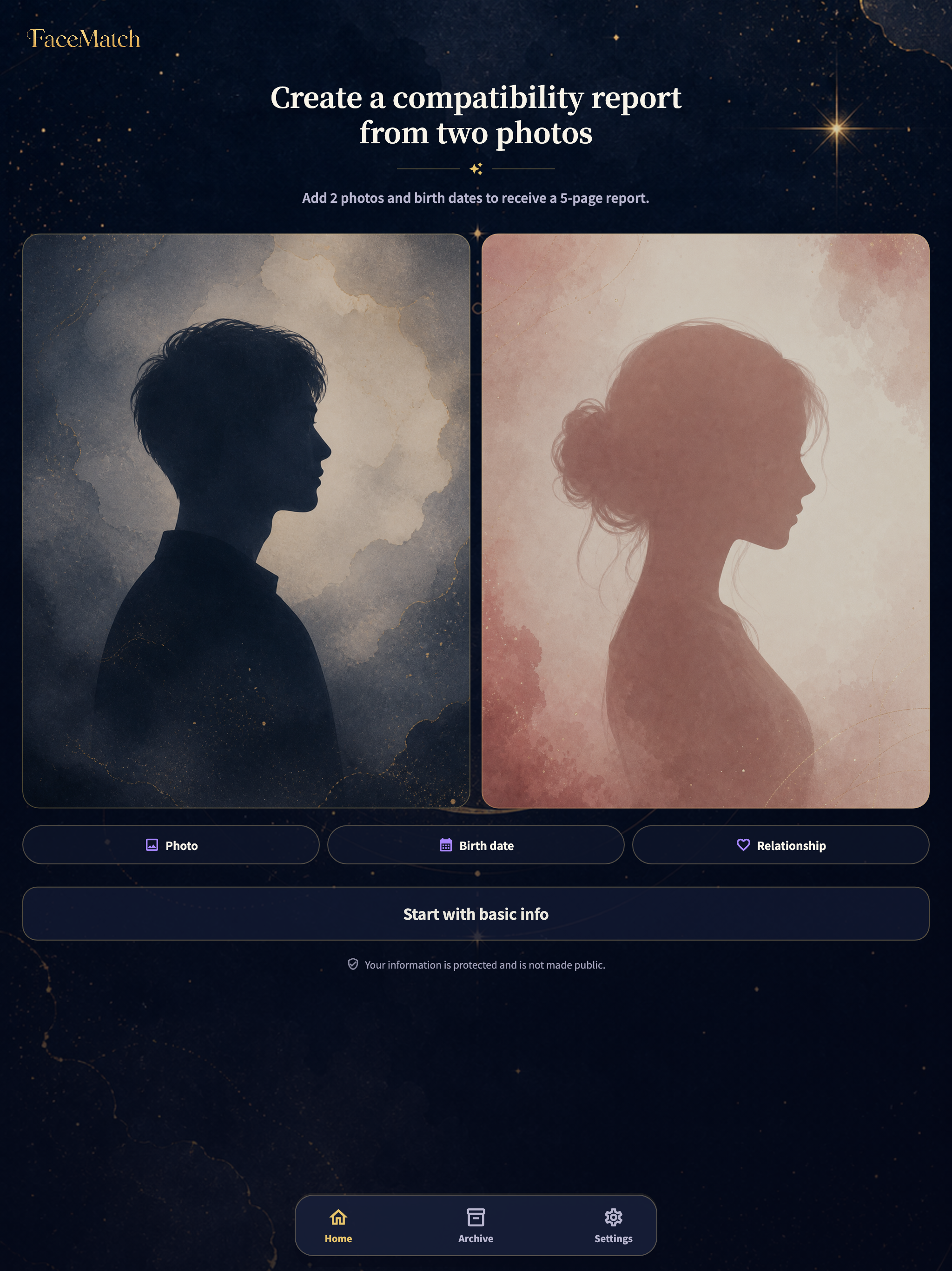 FaceMatch Relationship Report