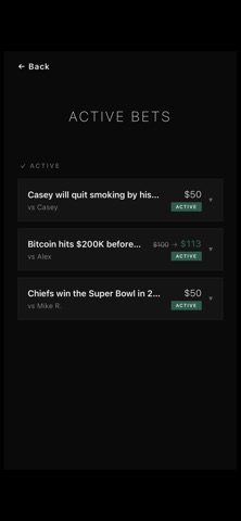 Long Bet - Wager Tracker Screenshot 1 of 6