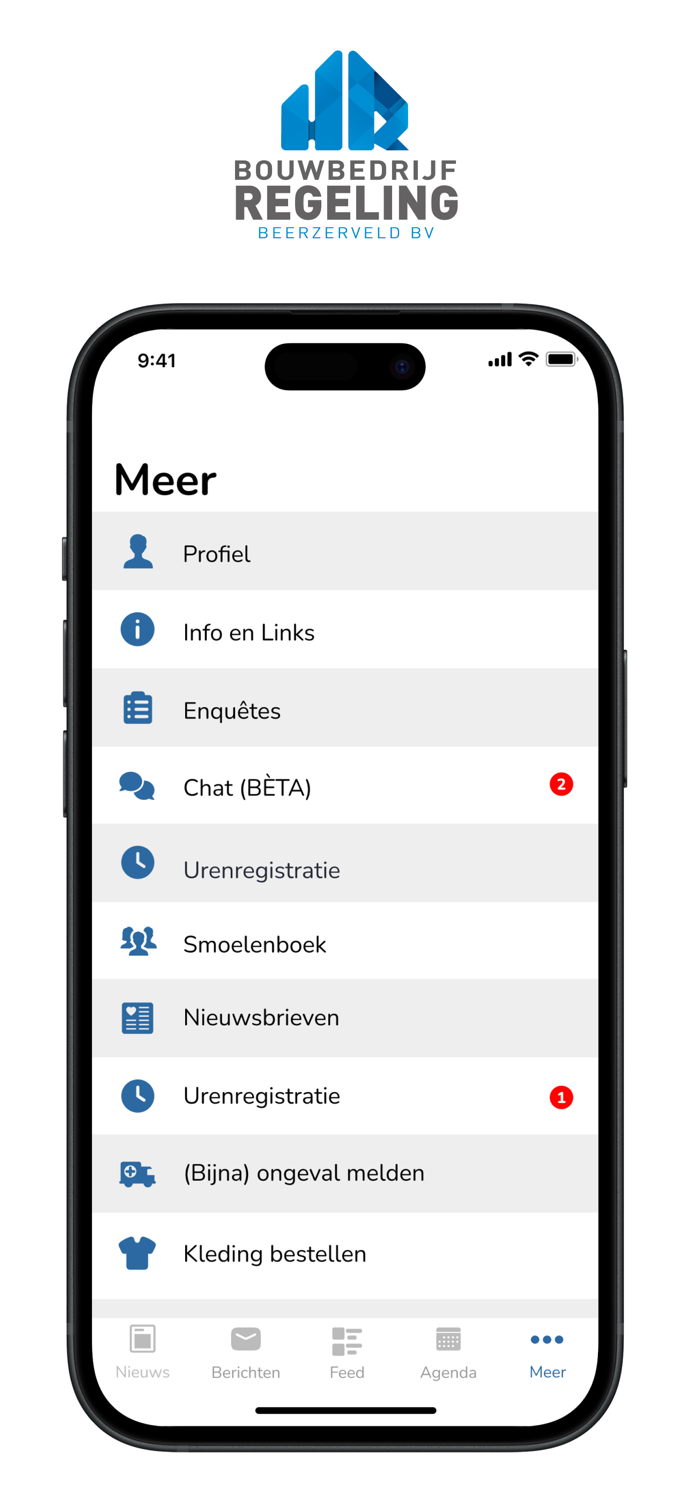 Bouwbedrijf Regeling