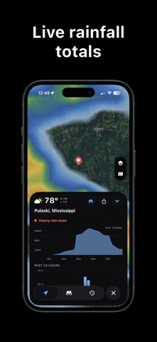 GrayCloud - Live Rainfall iPhone screenshot 4