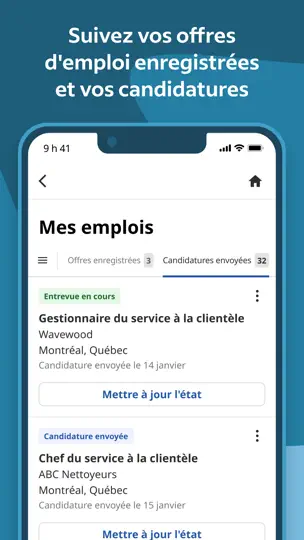 Capture d'écran de Indeed: Recherche D’Emploi sur iPhone 6