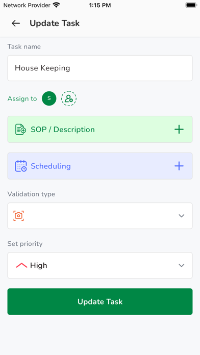 Petpooja Tasks Screenshot