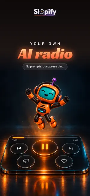Slopify: AI Music Radio screenshot 1