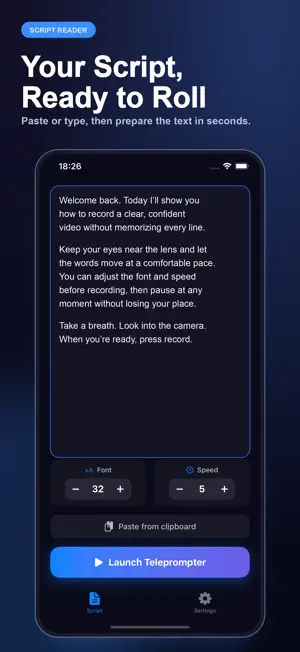 Camera Teleprompter screenshot 2