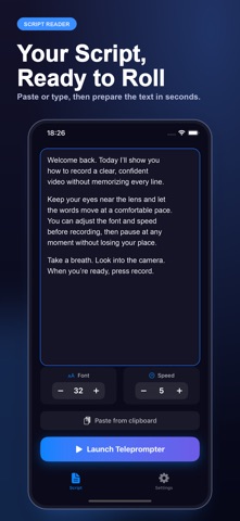 Camera Teleprompter Screenshot 2 of 6