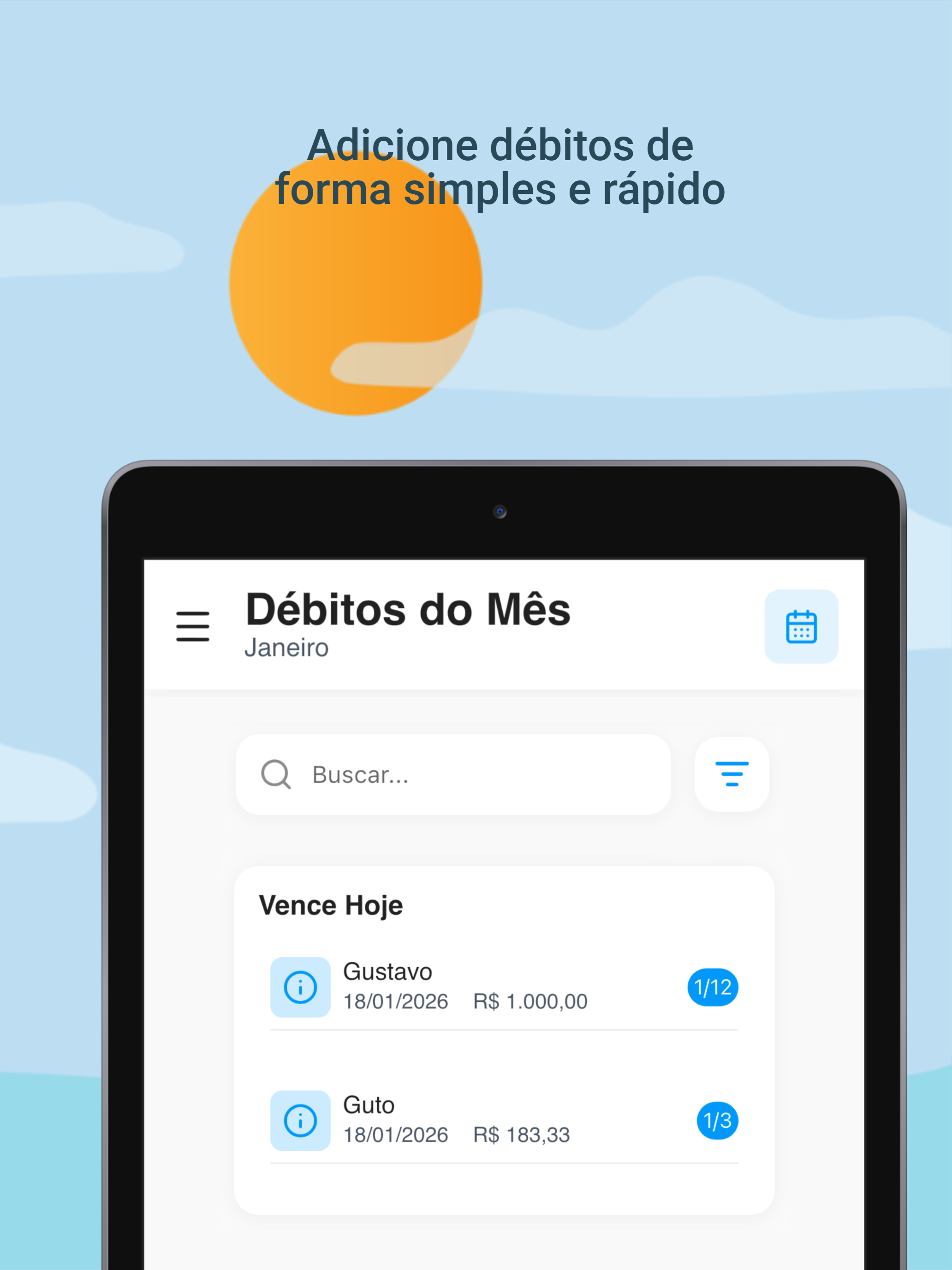 Vintem: Devedores e Dívidas
