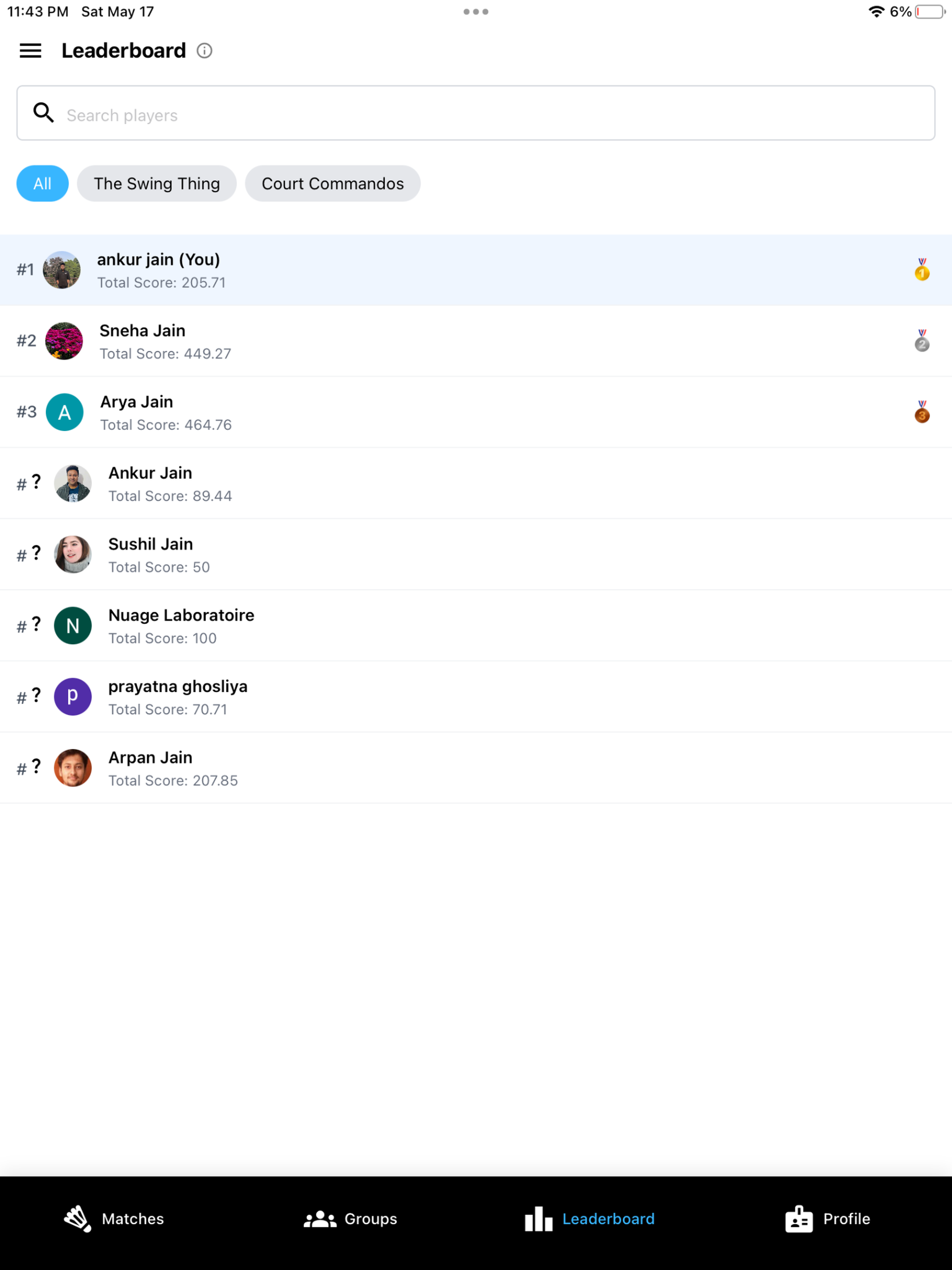 Guzo: Badminton score & stats screenshot 12