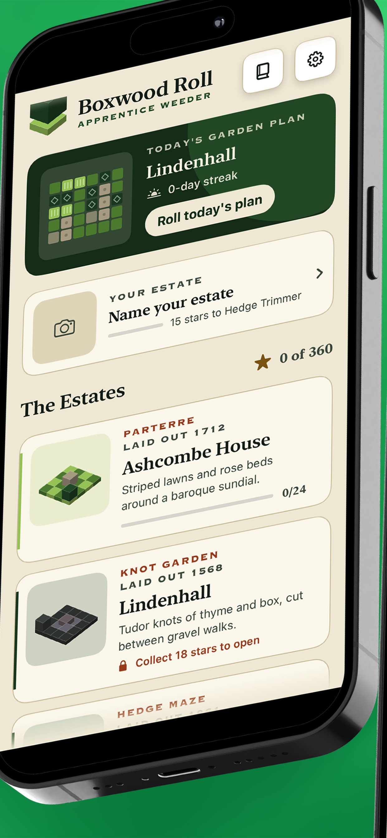Screenshot 1 of Boxwood Roll