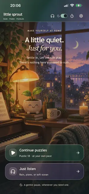 Little Sprout: Rain & Rest screenshot 1