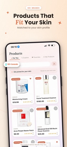 Glō: AI Skin Scanner & Routine screenshot