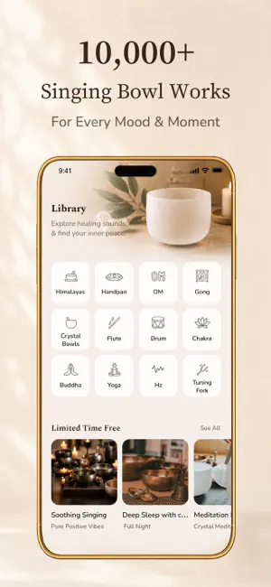 Tibetan Singing Bowls: Crystal screenshot 2