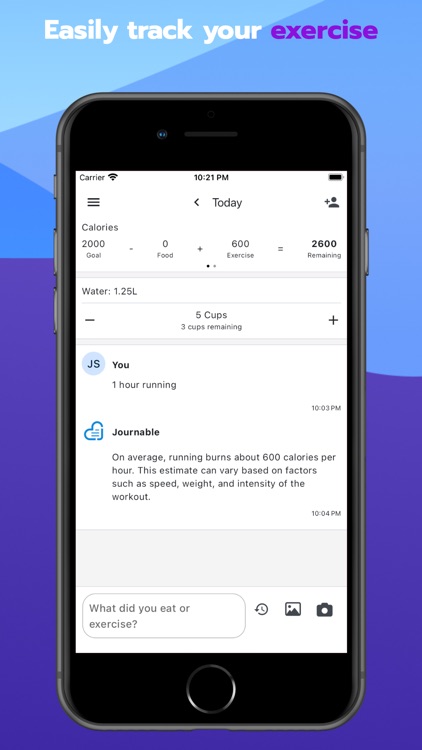 Journable — AI Calorie Counter