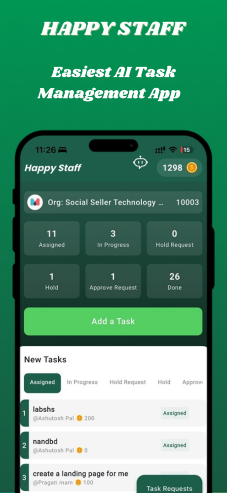 happy staff screenshot 1