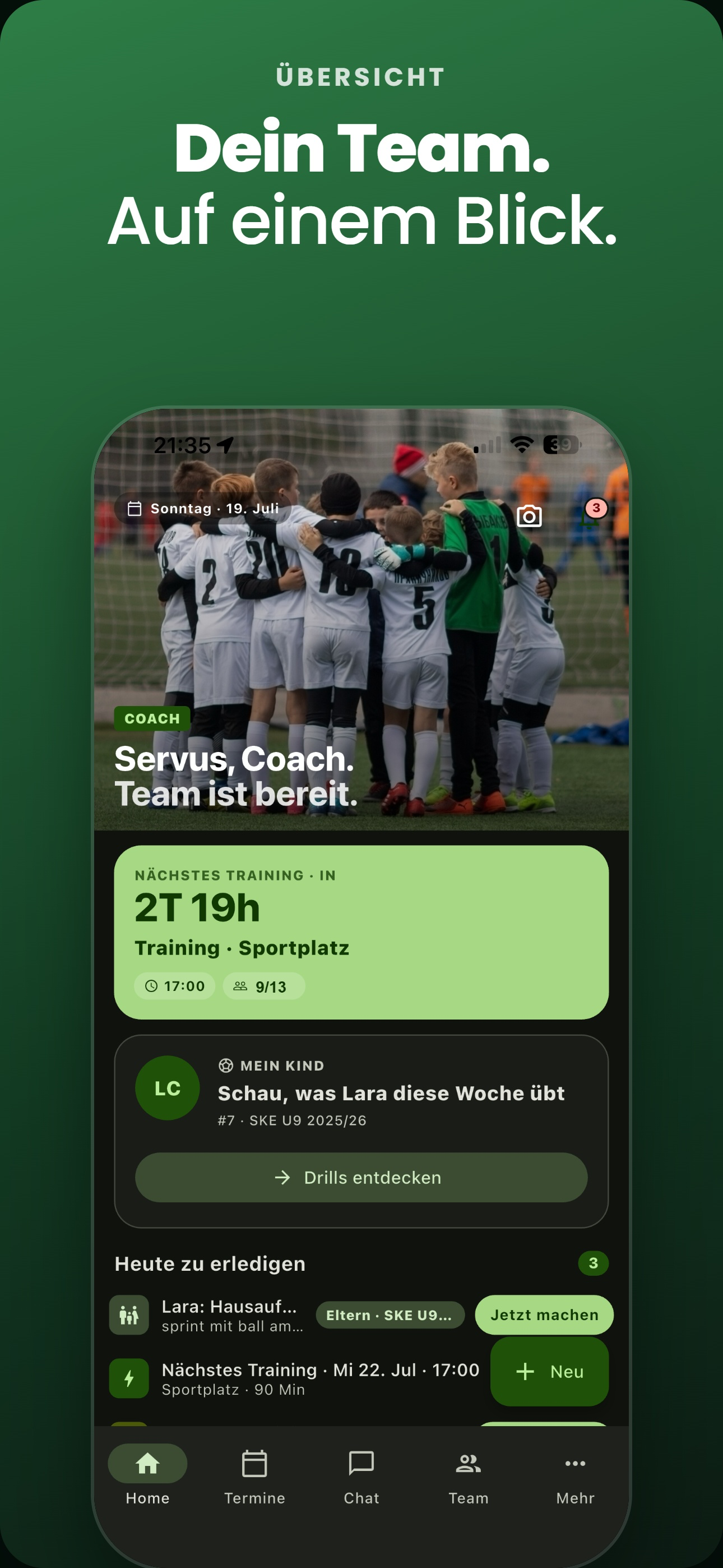 MeinCoach: Football Training screenshot 2