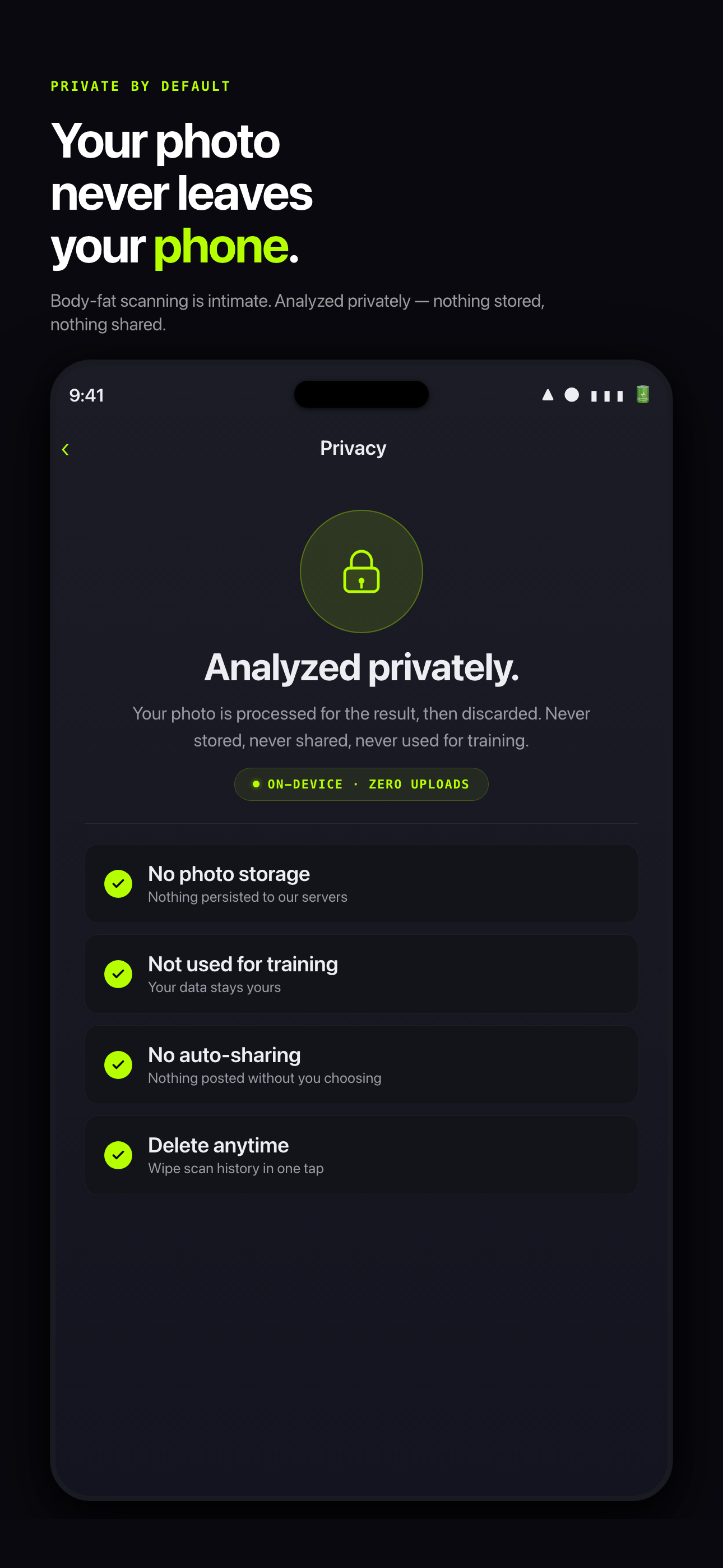 Cut or Bulk: Body Fat Scan screenshot 9