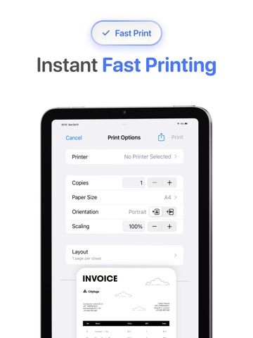 Smart Printer App for HP · iPad screenshot