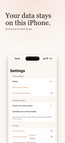 Lutara: Perimenopause Tracker Screenshot 7 of 7