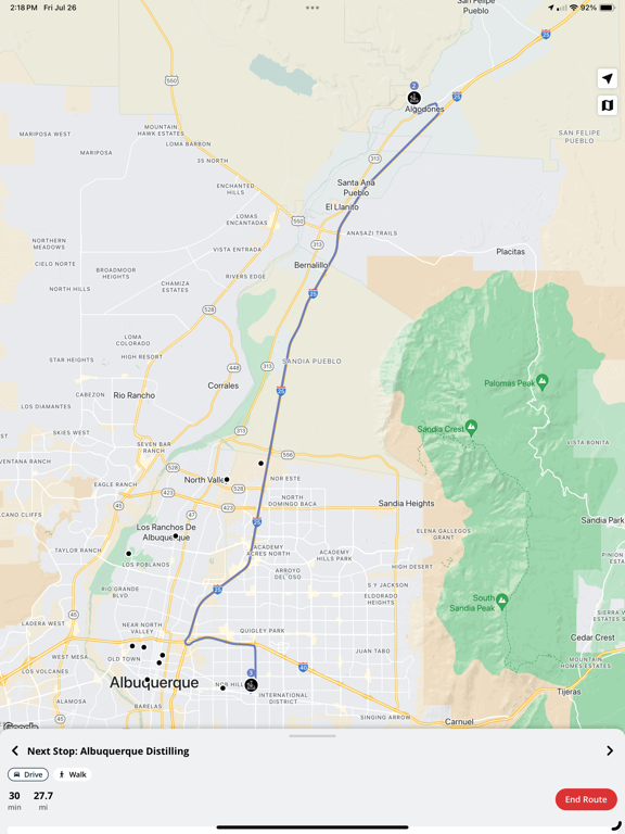 New Mexico Distillery Trail iPad screenshot