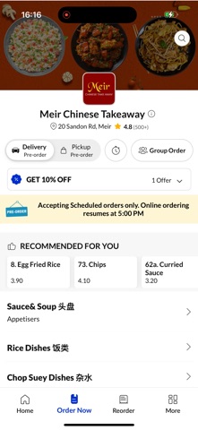 Meir Chinese Takeaway screenshot
