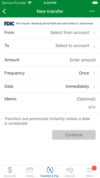North Shore Bank Personal Screenshot