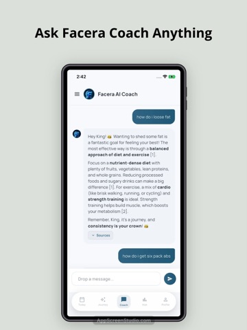 Facera AI - Your Glowup Guide iPad screenshot