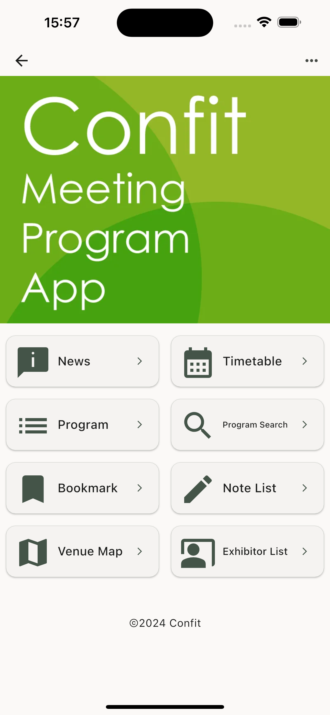 Confit - Conference App