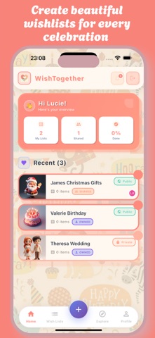 WishTogether: Gift Lists Screenshot 1 of 4