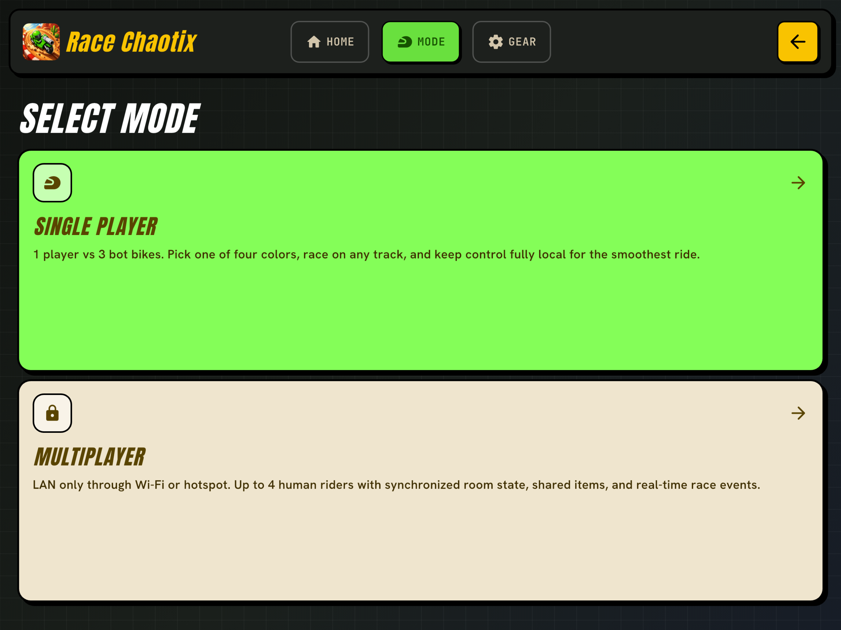 Race Chaotix - Bike Racing screenshot 12