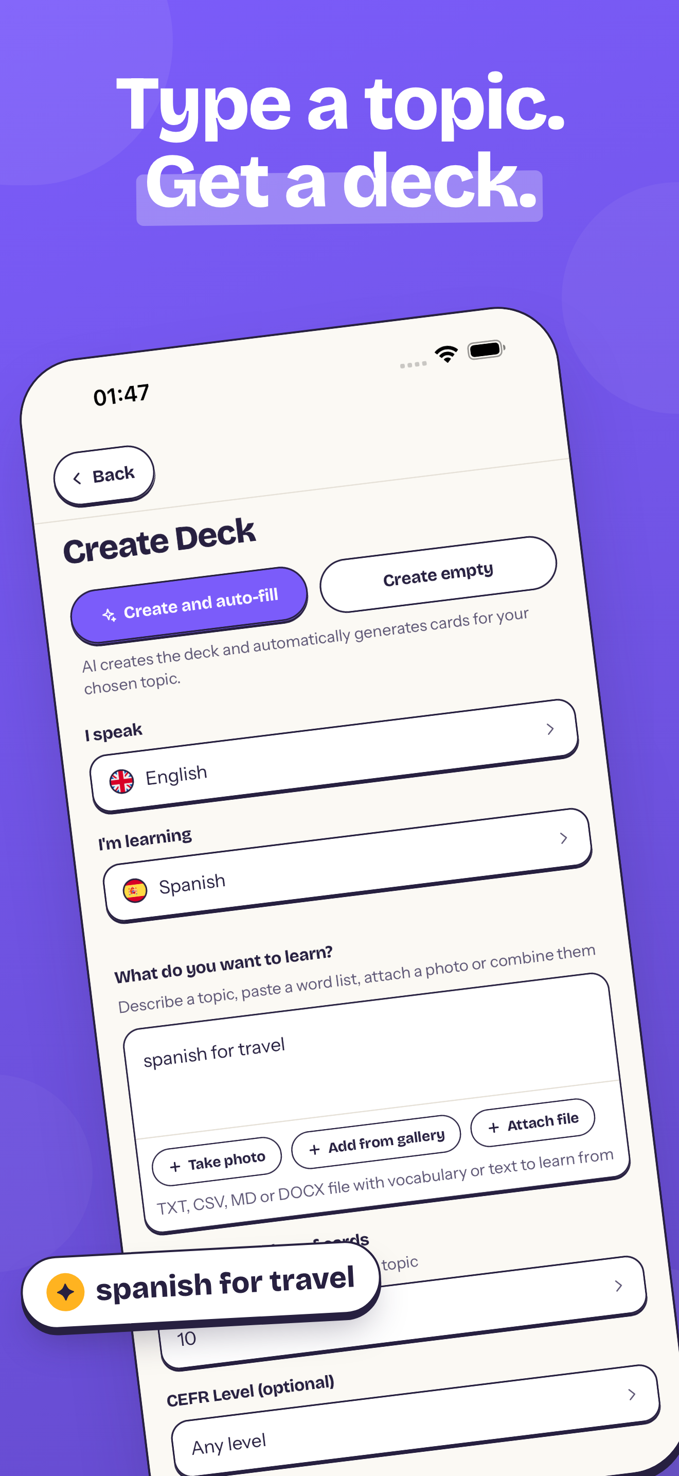 Vocards: Vocabulary Flashcards screenshot 7