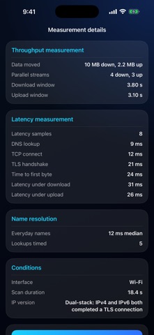 NetMaster: Network Tester Screenshot 2 of 2