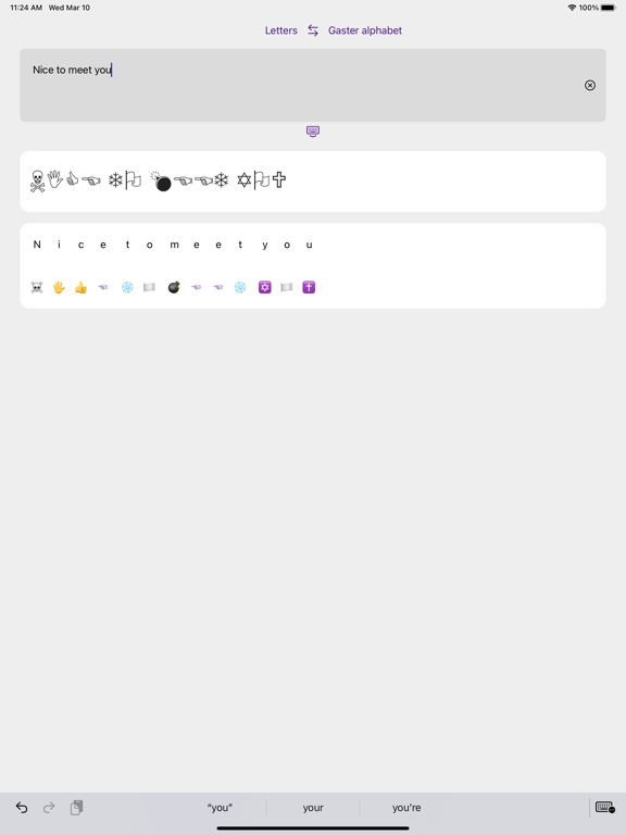 Screenshot #4 pour Gaster Dingbats