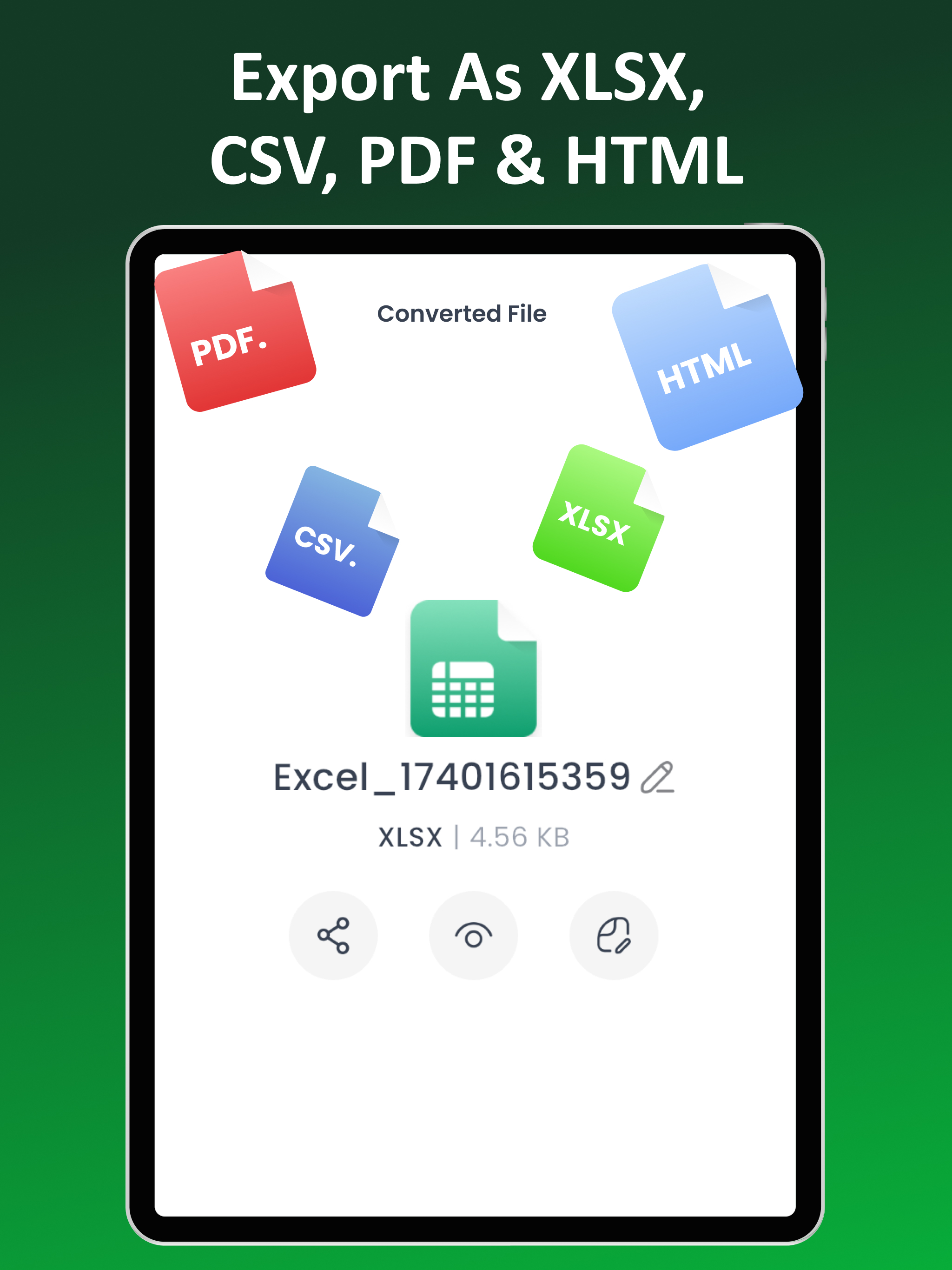 Image to Excel Converter－XLSX