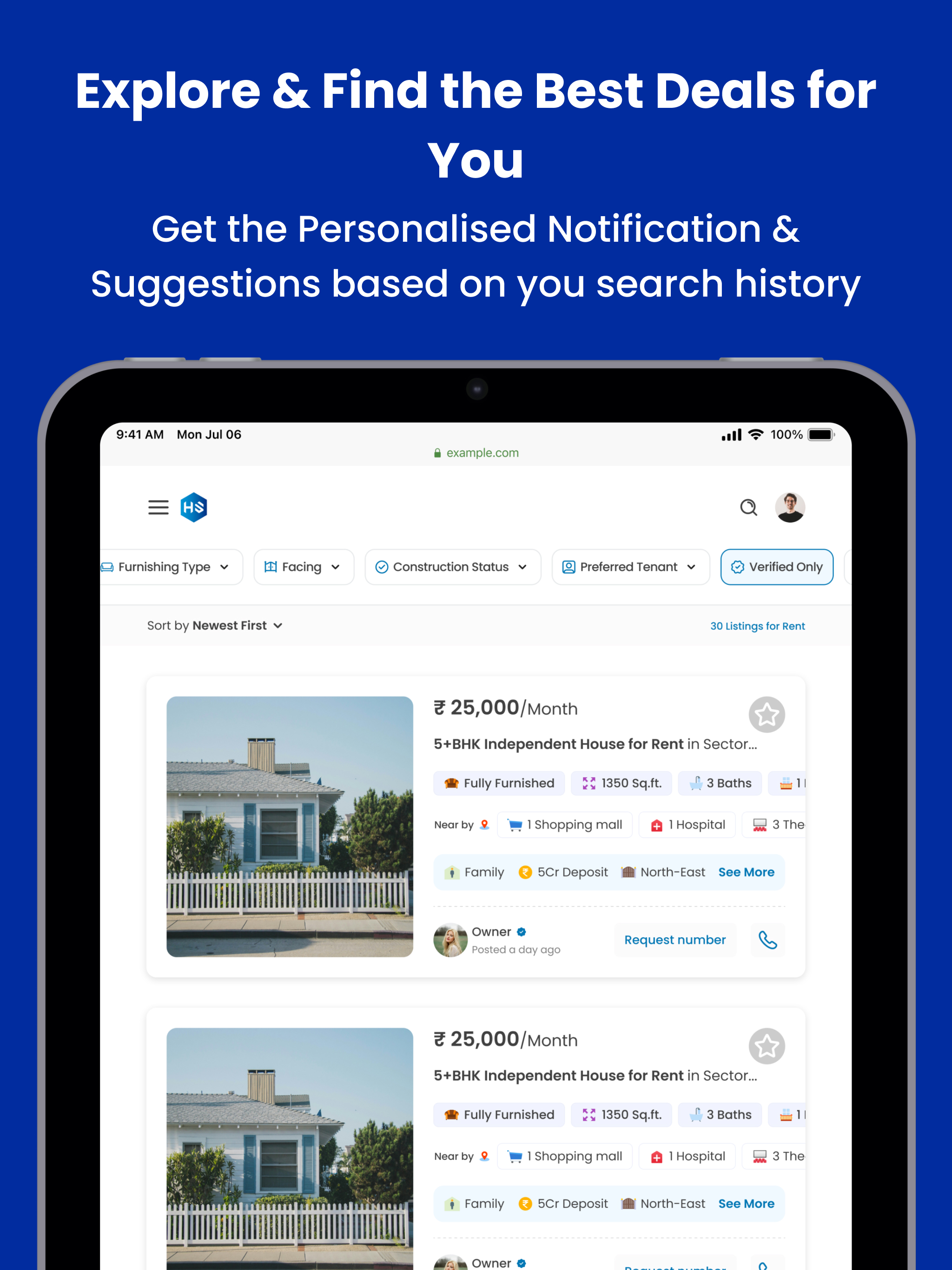 HexaHome: Buy, Rent, Sell & PG