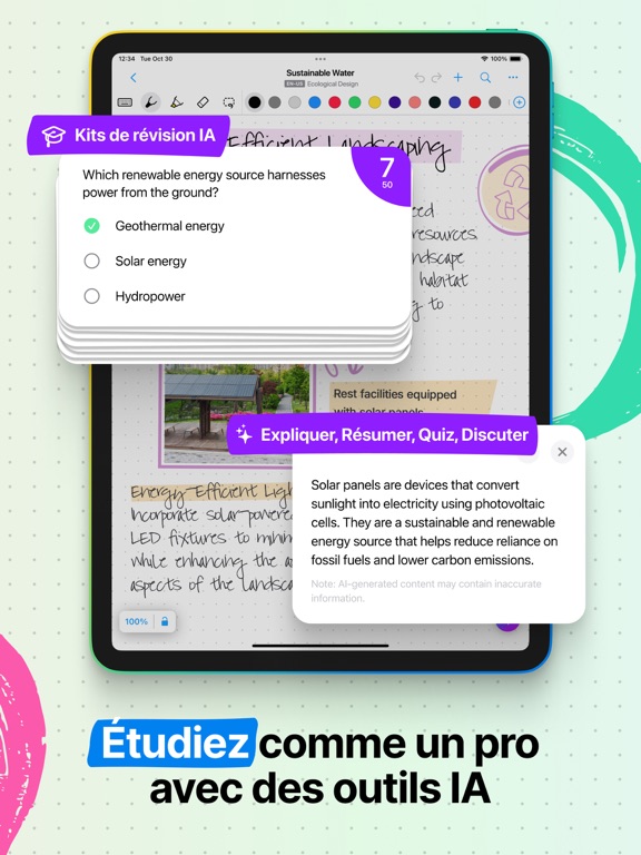 Screenshot #5 pour Nebo : Cahier IA pour Etudiant
