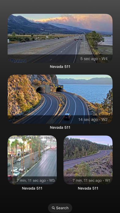 Nevada 511 Road Conditions Screenshot