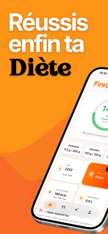 FireCal – Nutrition IA iPhone screenshot