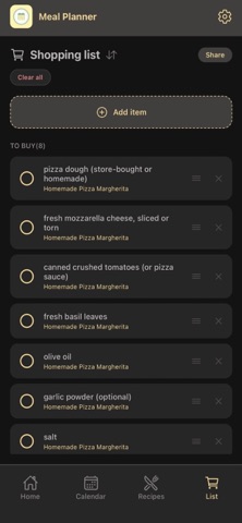 Meal Planner - Plan4Meals Screenshot 9 of 9