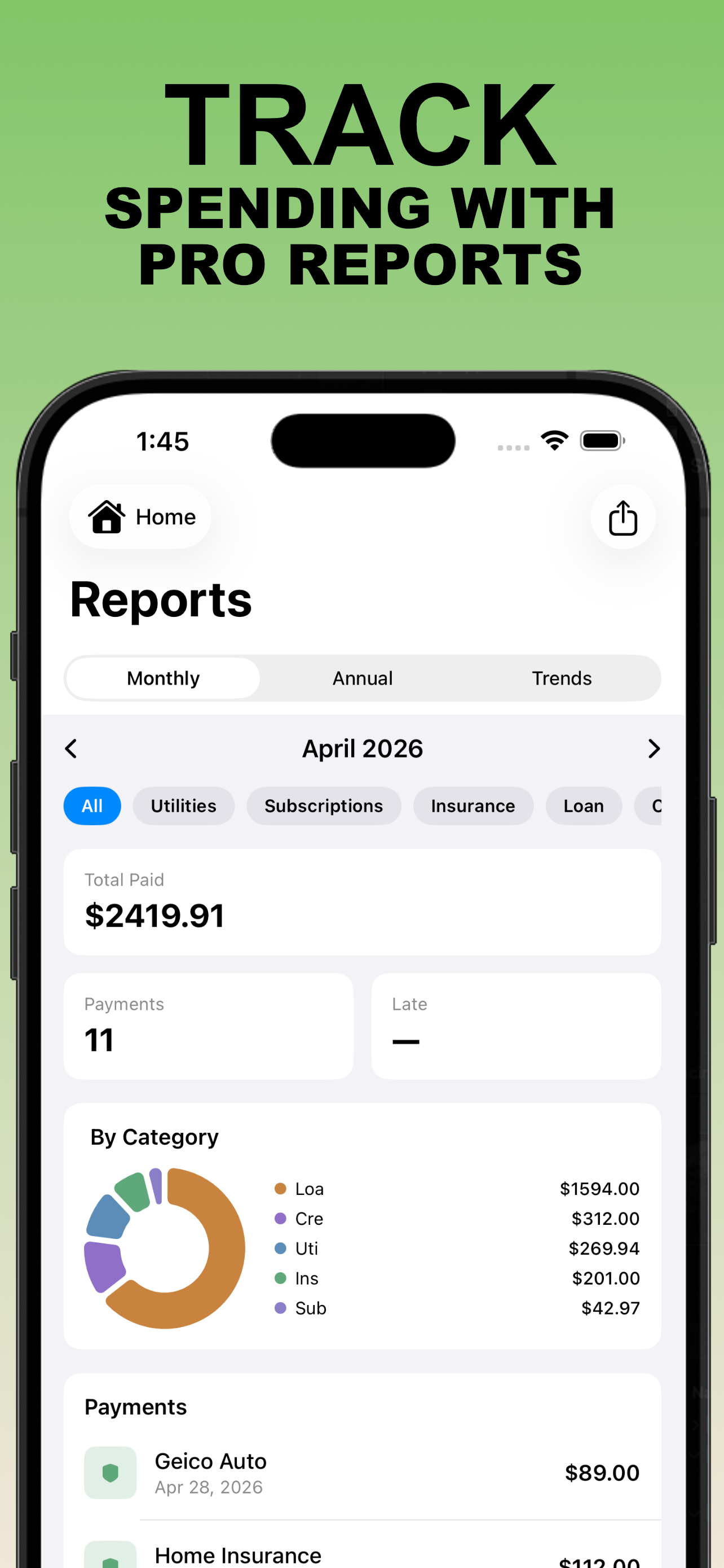 Bill Docket: Manual Tracking screenshot 4