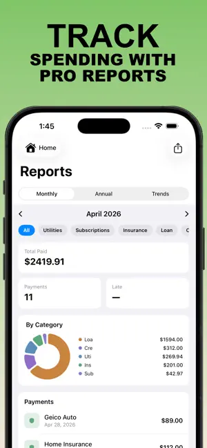 Bill Docket: Manual Tracking screenshot 4