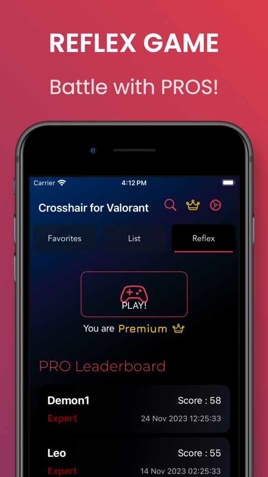 #5. Valorant Crosshair - Custom X (iOS) بواسطة: Ahmet Giray Ucar