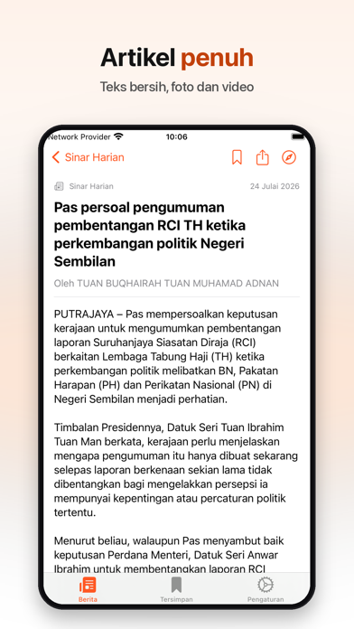Malaysia News - Berita iPhone screenshot