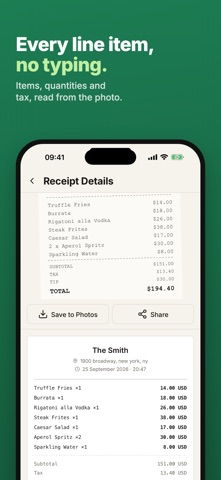 Split Scan: AI Receipt Scanner Screenshot 2 of 6