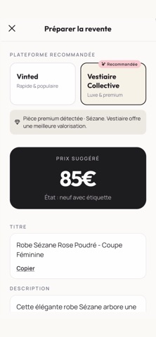 Klozea iPhone screenshot
