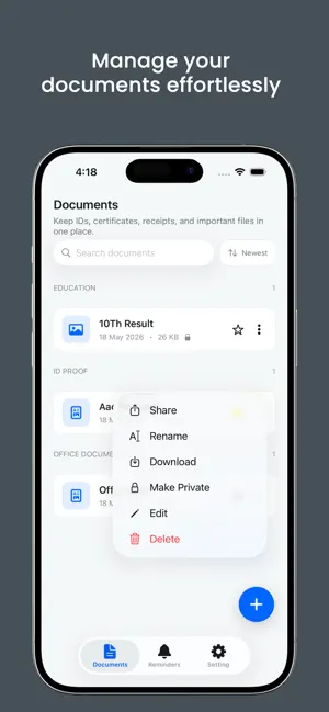 SafeDocs: Document Manager screenshot 2