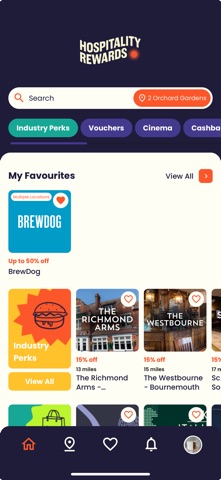 Hospitality Rewards iPhone screenshot