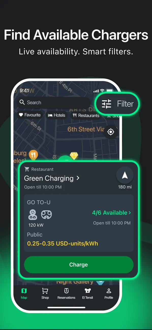 Screenshot #3 pour GO TO-U: EV Charging Map