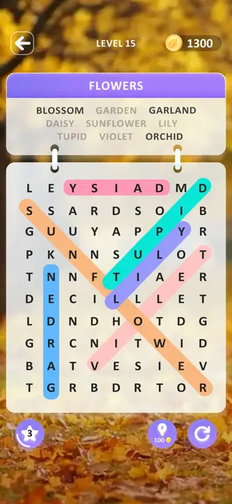 Serene Word Search screenshot 2